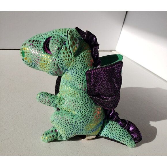 Ty Beanie Boos Cider the Green Dragon 2015 Stuffed Plush Animal - Picture 2 of 8